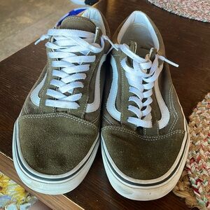 Olive Green Old Skool Vans Men’s Size 11